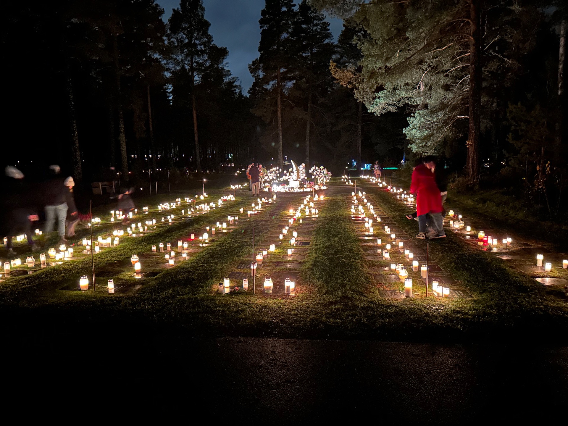 Allhelgonadagen på Skogskyrkogården, Gävle 2025